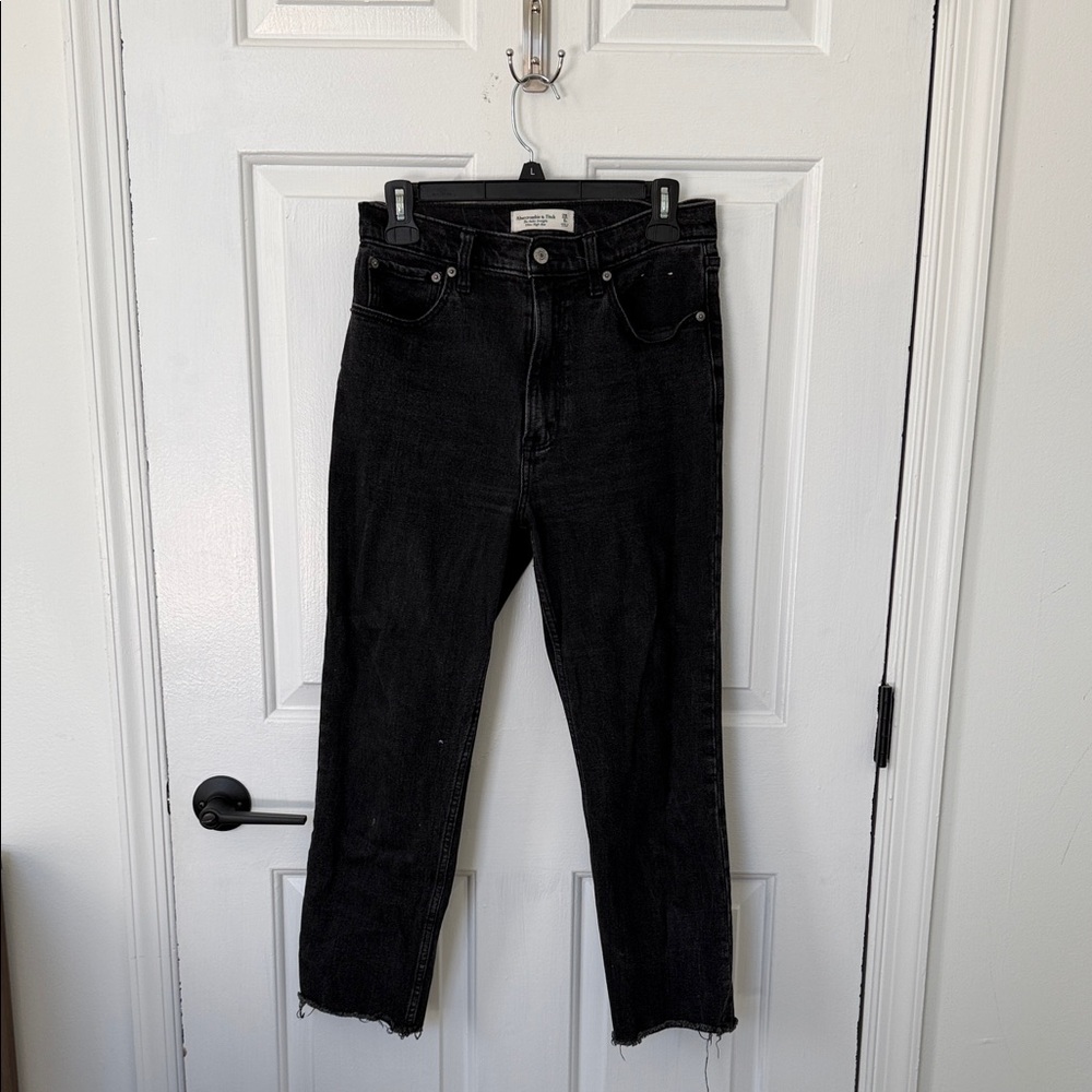 Abercrombie & Fitch Black Ankle Jeans